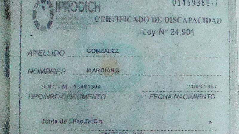 Solidaridad: encuentran certificado de IPRODICH y buscan devolverlo