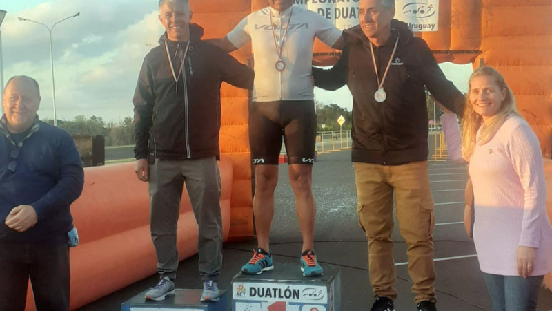 El chaqueño Javier Galarza se coronó campeón argentino de duatlón