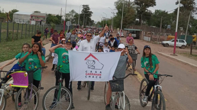 Pedaleando por la Casa Garrahan Chaco