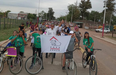 Pedaleando por la Casa Garrahan Chaco