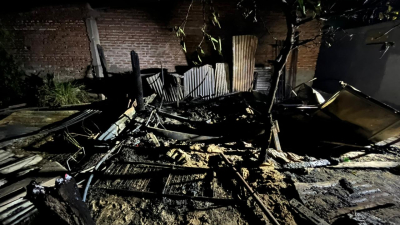 Tragedia en Villa Ghio: no logró salir de su vivienda en llamas