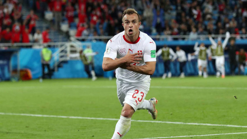 Suiza pasó a octavos de final, tras vencer a Serbia