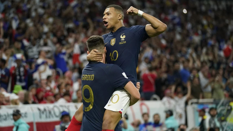 Mbappé intratable y Francia a cuartos de final