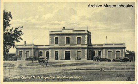 Estacion FFCC Central Norte Argentino, Rcia.JPG