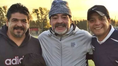 El festejo de Lalo Maradona con un emotivo mensaje