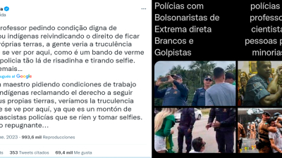 Los policías no confunden madera con fusil si eres blanco