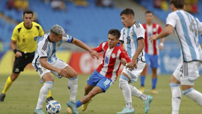 Sudamericano Sub-20: caída de Argentina en su debut ante Paraguay