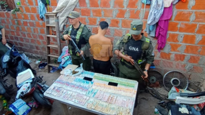 Allanamiento de Gendarmería en Villa Prosperidad