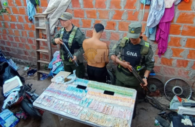 Allanamiento de Gendarmería en Villa Prosperidad