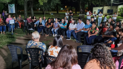 Élida Cuesta participó del encuentro de mujeres en Tres Isletas