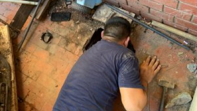 "Ladraban pidiendo auxilio": dos cachorros cayeron en un pozo y fueron rescatados