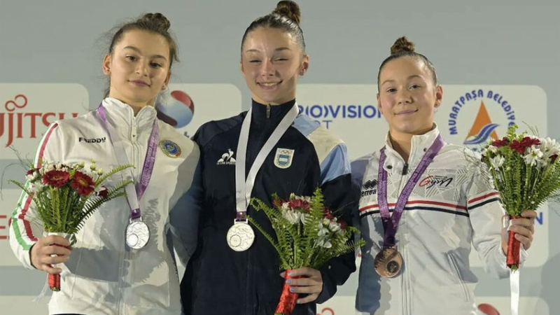 Una argentina se consagró campeona del mundo en gimnasia