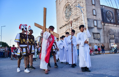 Después de dos años Sáenz Peña vivió el "vía crucis ciudadano"