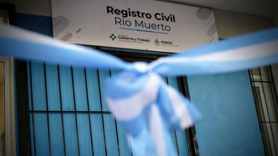 Río Muerto: Capitanich inauguró registro civil y la plaza "Serafina Bravo"