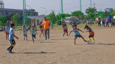 El fútbol tuvo acción en la Copa Futuro