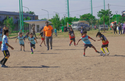 El fútbol tuvo acción en la Copa Futuro