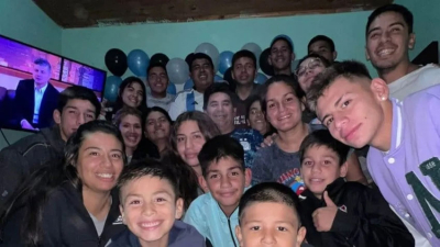Echeverri descansa en Resistencia y se rodea del cariño de familiares y amigos