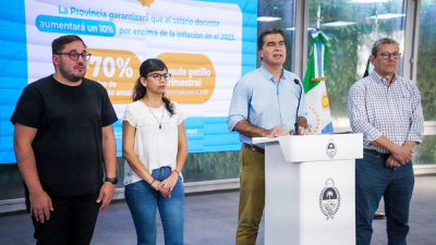 El gobierno anuncia nueva recomposición salarial para los docentes