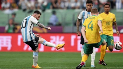 Argentina dominó a Australia y le ganó 2 a 0