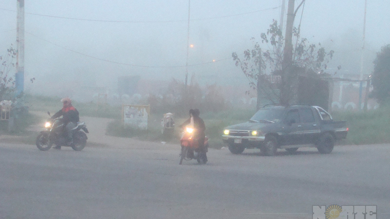 El primer feriado del fin de semana largo amaneció con niebla