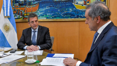 Sergio Massa recibió a Daniel Scioli