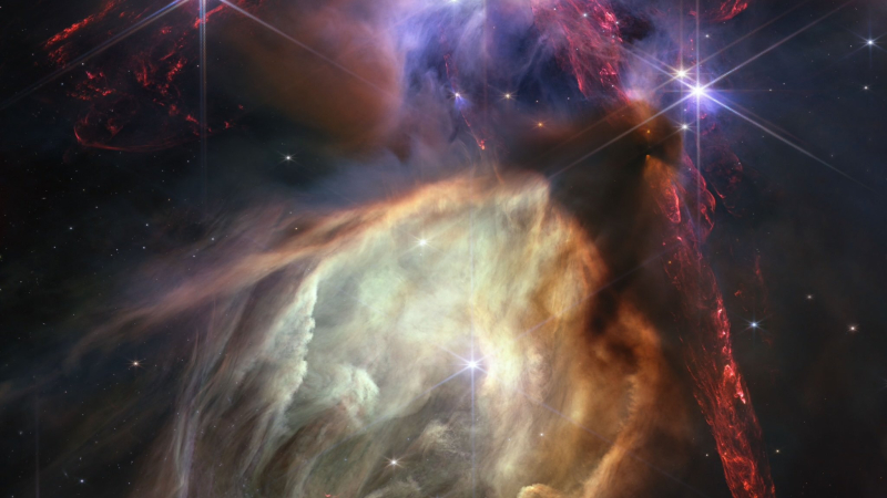 El telescopio James Webb revela imágenes inéditas de un nacimiento de estrellas parecidas al Sol