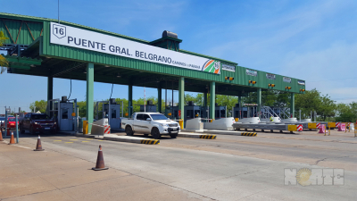 Rige desde hoy la suba del peaje para cruzar a Corrientes