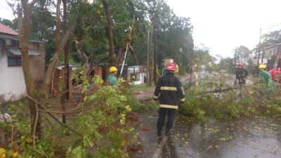 El temporal pasó por sobre el Chaco y se desató en Misiones