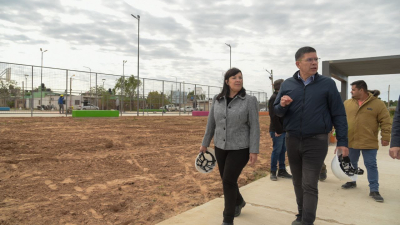 Élida Cuesta celebró la obra del Parque Laguna Prosperidad