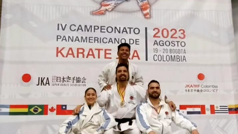 Deportista chaqueño campeón en torneo panamericano de karate en Colombia