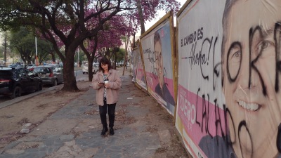Denuncian "campaña sucia" por vandalización de carteles de Zdero