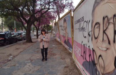 Denuncian "campaña sucia" por vandalización de carteles de Zdero