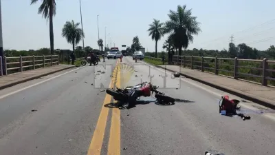 Murió un policía chaqueño tras un siniestro fatal cerca del Puente Belgrano