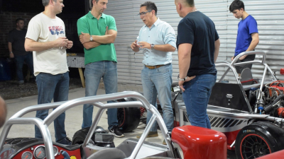 Gustavo Martínez garantizó las obras en el autódromo y el kartódromo