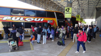 No se venden pasajes de larga distancia para diciembre ni enero