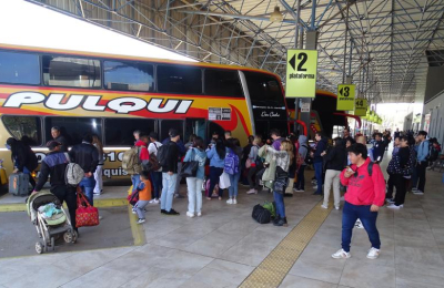 No se venden pasajes de larga distancia para diciembre ni enero