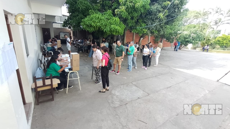 Hasta las 13, el porcentaje de votantes en el Chaco llegó al 30%