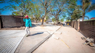 Avanzan a paso firme múltiples trabajos iniciados por el gobierno en Pampa del Infierno