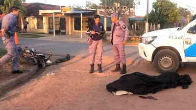 Un motociclista murió en un siniestro vial en Quitilipi