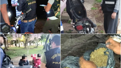 Unos 50 demorados y más de un kilo de droga secuestrada en operativos antinarcóticos