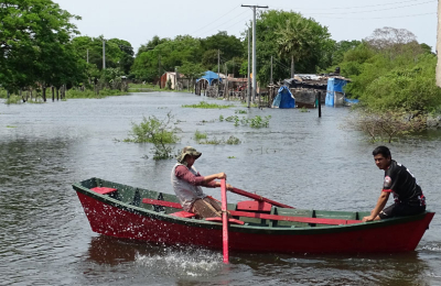 El 90 por ciento de la Isla del Cerrito ya está cubierto por el agua