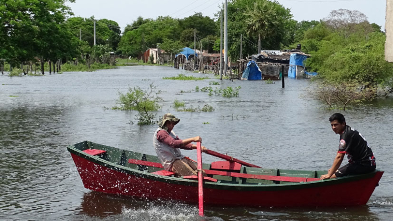 El 90 por ciento de la Isla del Cerrito ya está cubierto por el agua