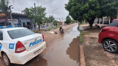 Charata: motociclista sufrió un infarto y falleció en plena calle