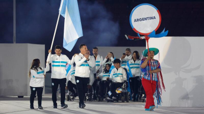 El chaqueño Ángel Deldó y el orgullo de encabezar la delegación "albiceleste"