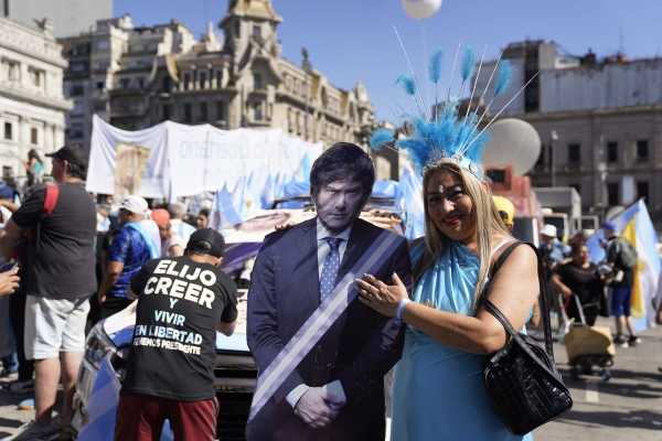 La asunción presidencial en el Congreso de la Nación. Foto Maxi Failla.