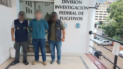 Cae homicida ecuatoriano detenido por la Policía Federal Argentina