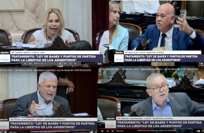 Ley ómnibus: cuatro de los siete diputados chaqueños darán respaldo en general