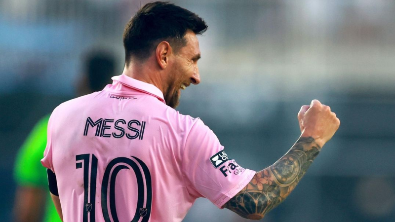Con doblete de Messi, el Inter Miami goleó 5-0 en el clásico ante Orlando