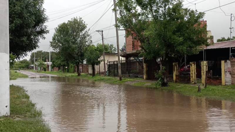 Así se encuentra una zona de Puerto Tirol luego del temporal