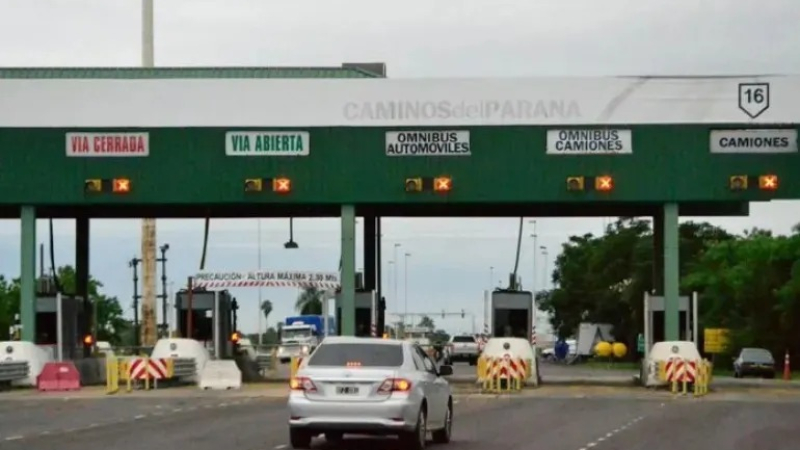 Comienzan a regir los nuevos cuadros tarifarios del peaje con una mínima de 900 pesos en el Chaco